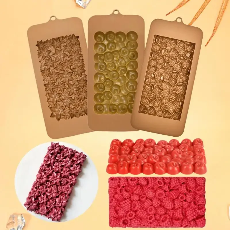 

3D силиконовая форма для малины, фруктовый узор, форма для помадки, шоколадного мусса, пудинга, вечерние инструменты для выпечки торта, форма для печенья