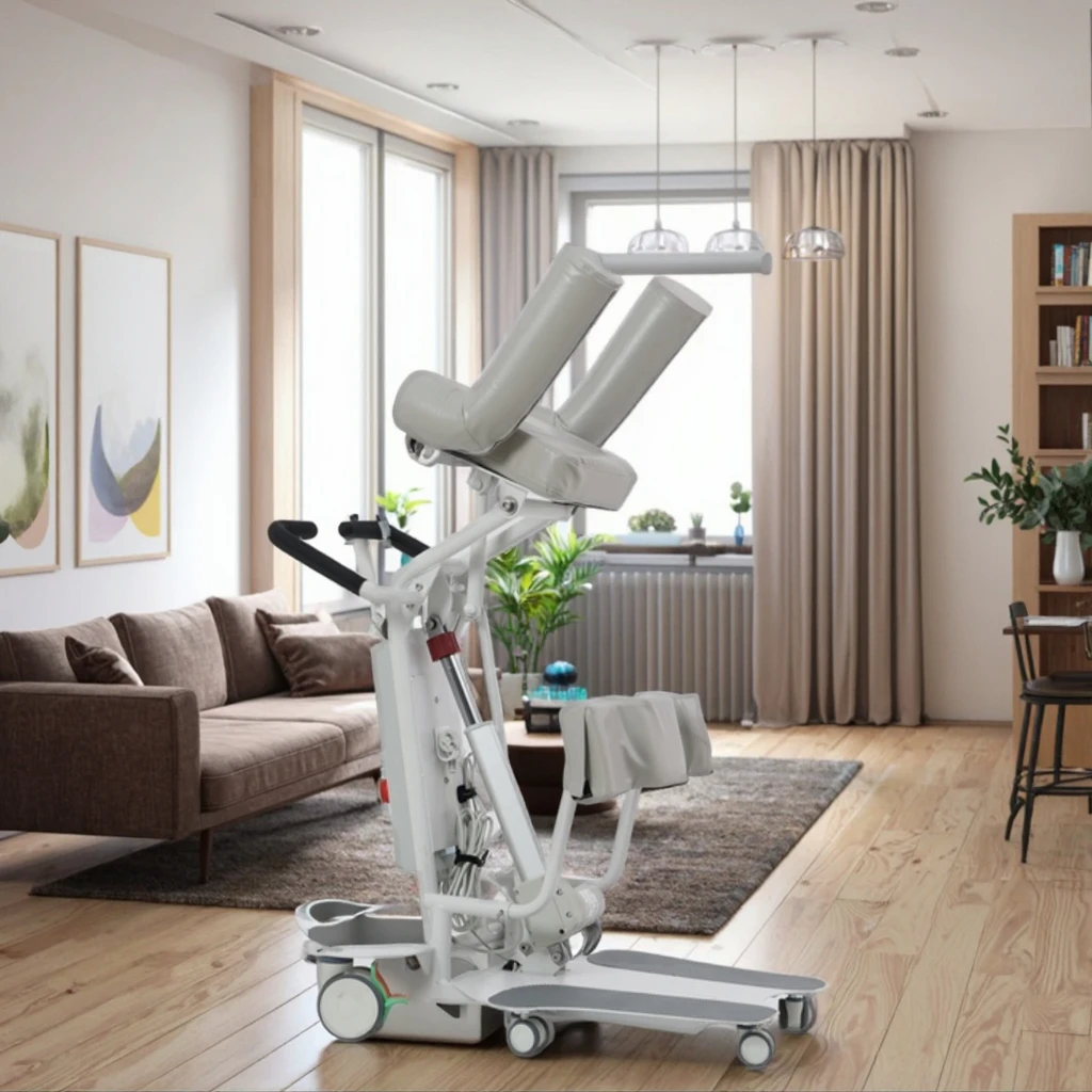 Electric assisted transfer chair, adjustable folding, patient mobile lifter, elderly, disabled, home medical equipment