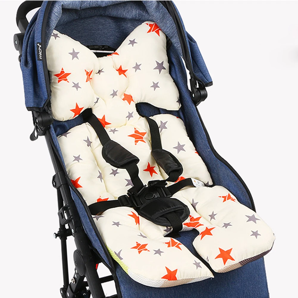 

Stroller Liner 79x40cm Cotton Cushion Cover Stroller Swing Four Seasons Soft Adjustable