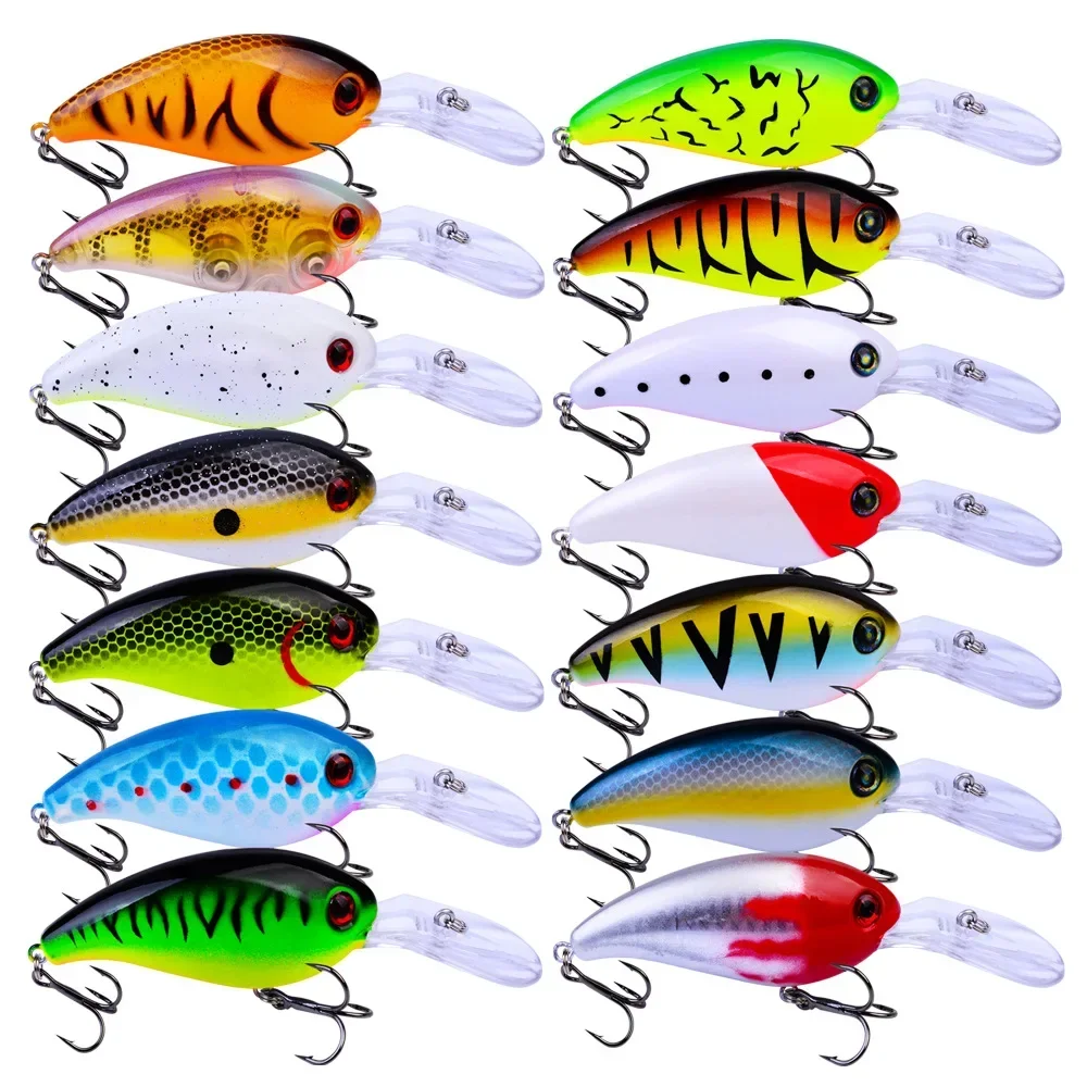 Clearance Sale 10cm-14.5G Plastic Fishing Lure Crank Luya Bait Explosion Model 6# Hook Dhc004 fishing lure fishing accessories