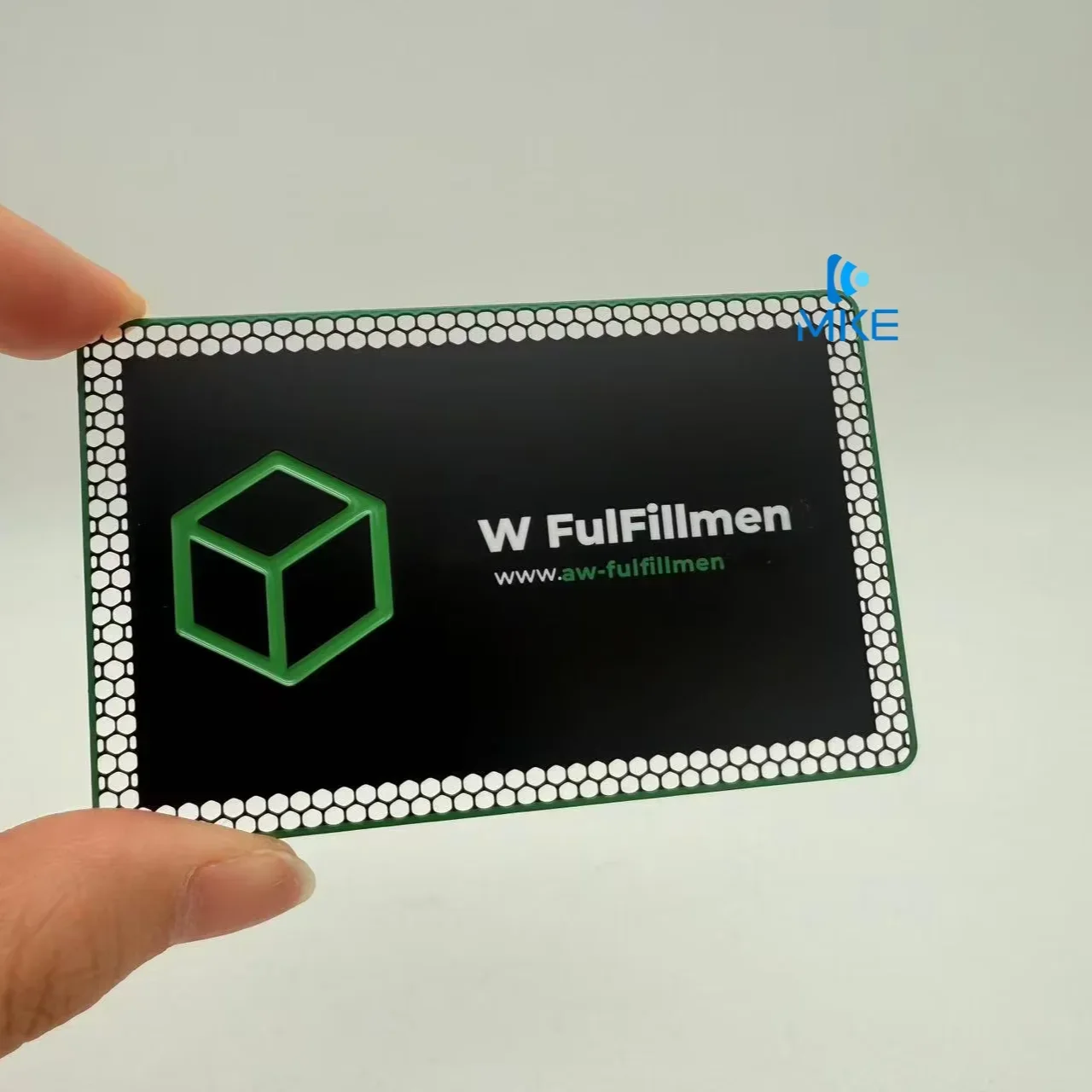 

Металлические карты из нержавеющей стали Matt Black с вырезом Deep Sunk Business