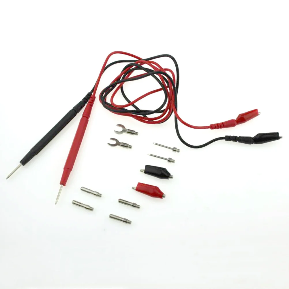 

18pcs Multimeter Test Leads Silicone Probe Alligator Clips Electrical Testing Tools Kit For Automotive Insulated Cable