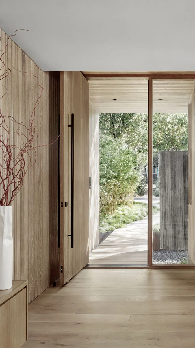 External Heavy-duty Entrance Door with Aluminum Frame Stable Structure Weatherproof Sound Insulation Exterior Door for House