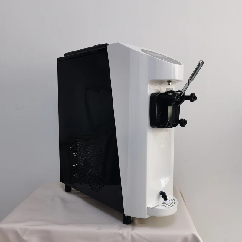 Коммерческие машины для изготовления мягкого мороженого с одной головкой, автомат для продажи мороженого с цветным экраном, 220 В