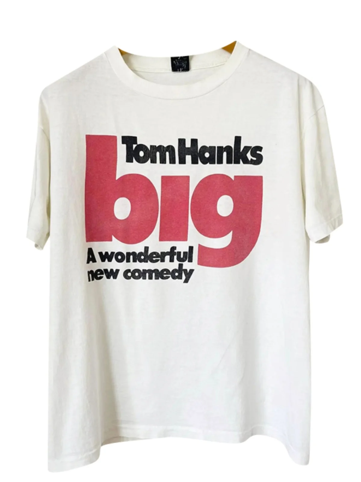  Hanks American Street Vintage Retro Short Sleeve Unisex T-shirt Letter Design Cotton Youth Fashion Summer Casual round Neck