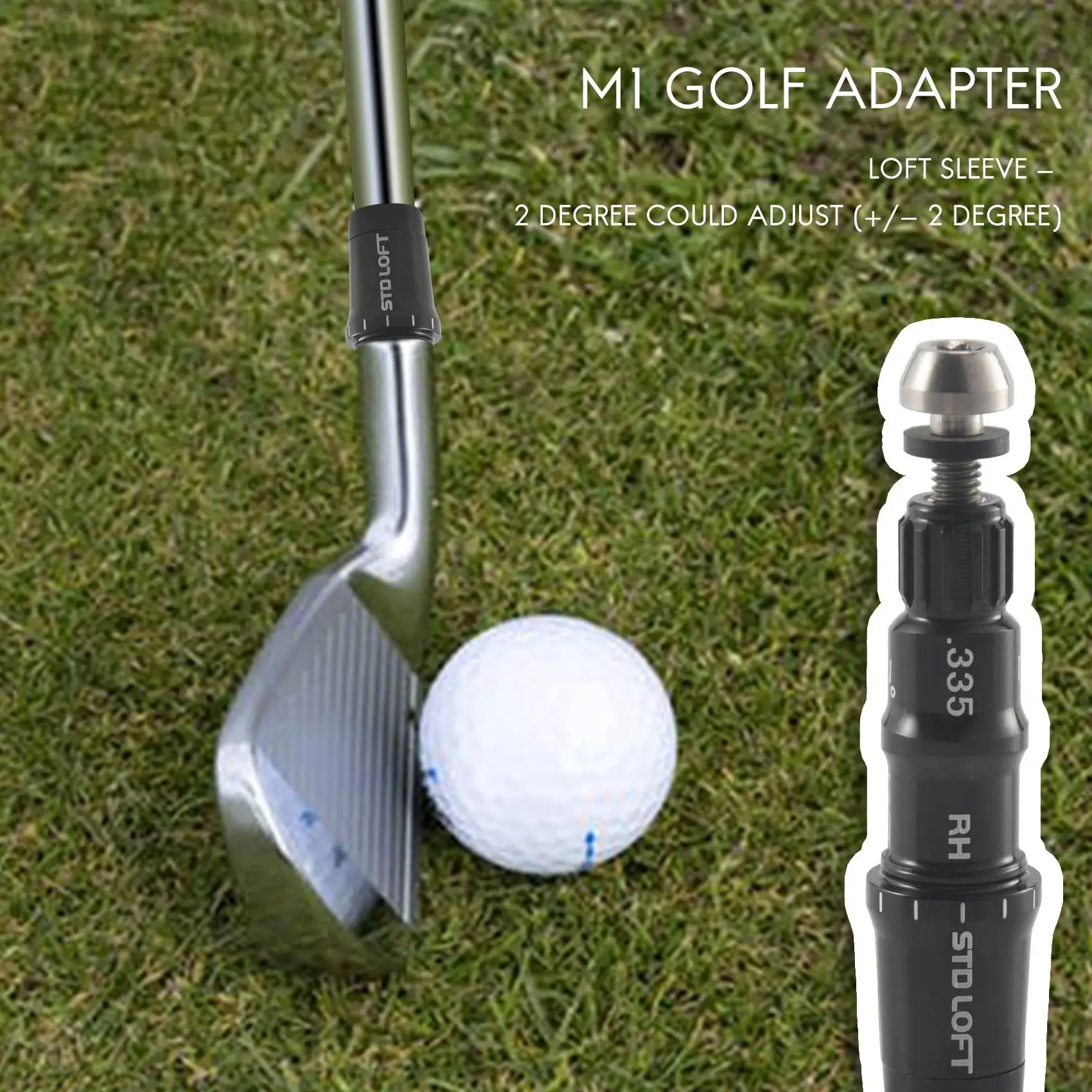 Adapter kija golfowego .335 do sterownika Taylormade M1, M2, R15, Sldr, R1