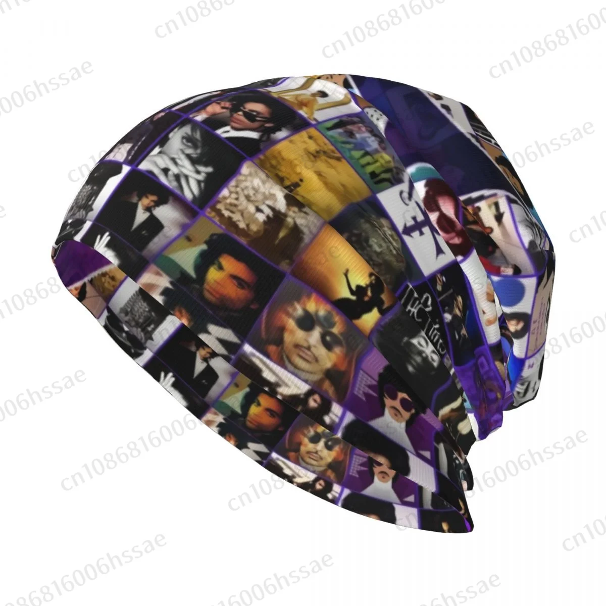 Prince Rogers Nelson Purple Rain Beanies Cap Unisex Skullies Pullover Hat Soft Thin Knitted Outdoor Warm Casual Knit Bonnet