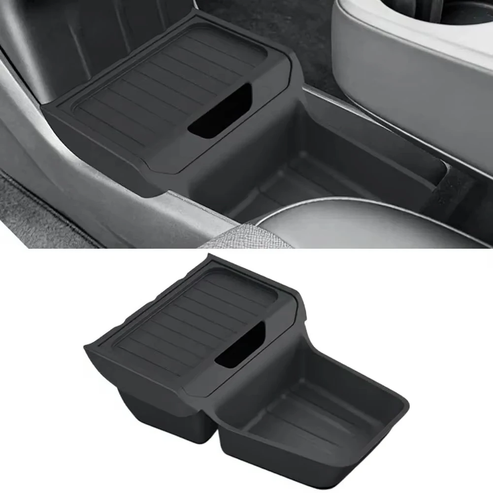 

Center Console Storage Organizer Box Lower Storage Manager For Tesla Model Y Standard 2026 Armrest Box Storage Tray Accessories