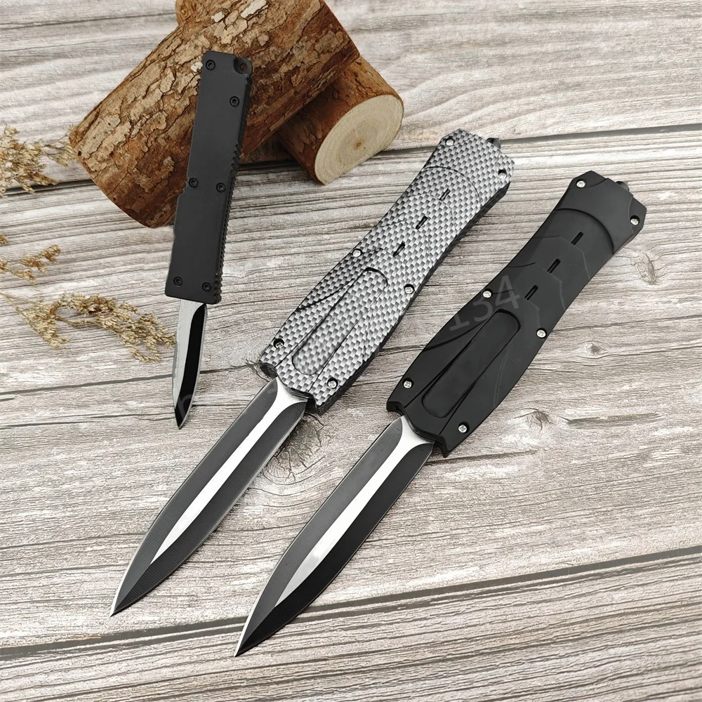 Outdoor Knife Pocket Knife 440C Blade ABS / Aluminum Alloy Handle Halloween Gifts Camping Hiking Survival Hunting Tools