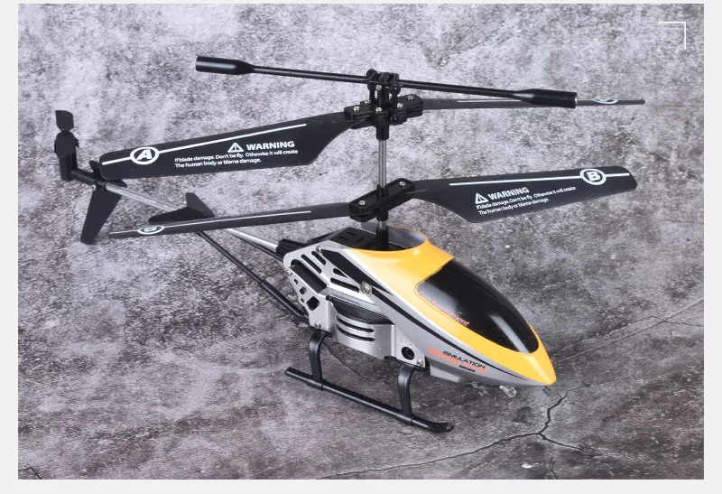 New 8002 3.5-Way Alloy Remote-Controlled Helicopter With Usb Charging And Lighting Simulation Model, Drop Resistant Induction Ch