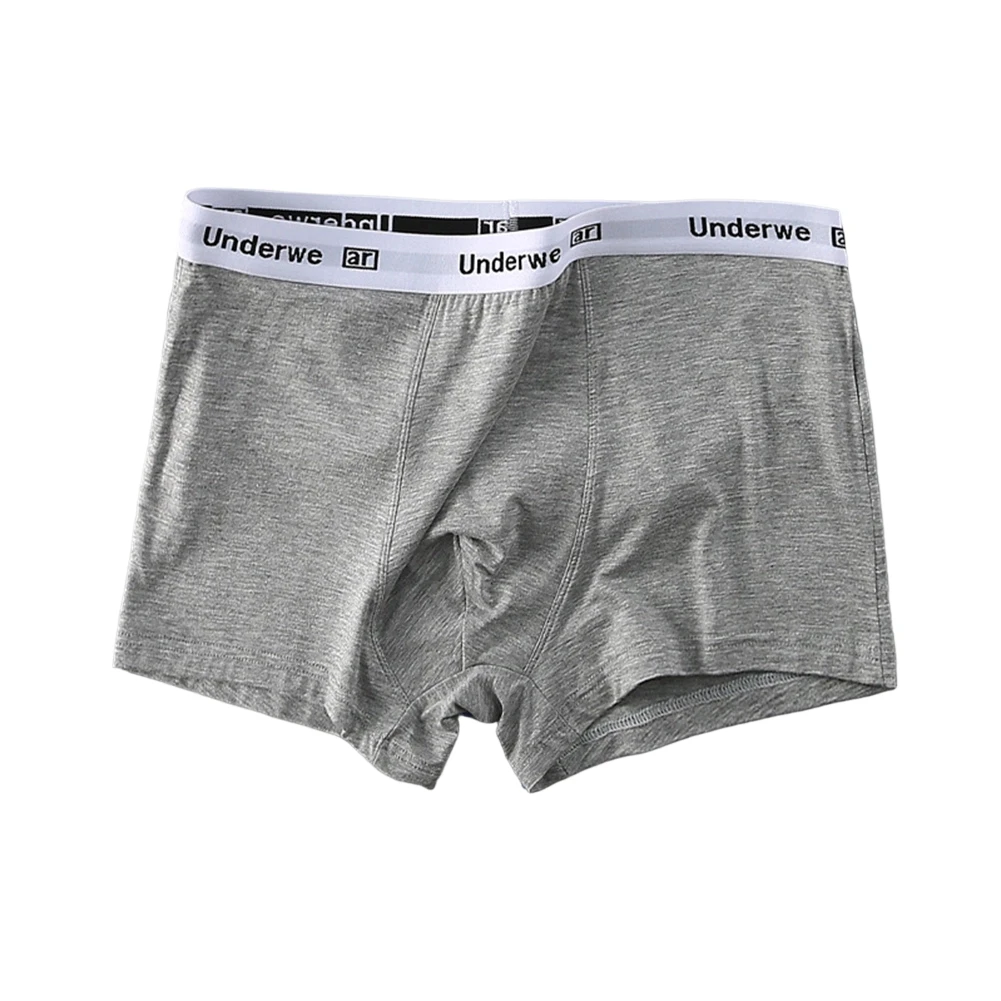 Men Solid U Convex Boxer Shorts Soft Briefs Breathable Lingerie Ultra Hot Trunks Sports Loose Underwear Panties Men's Clothing