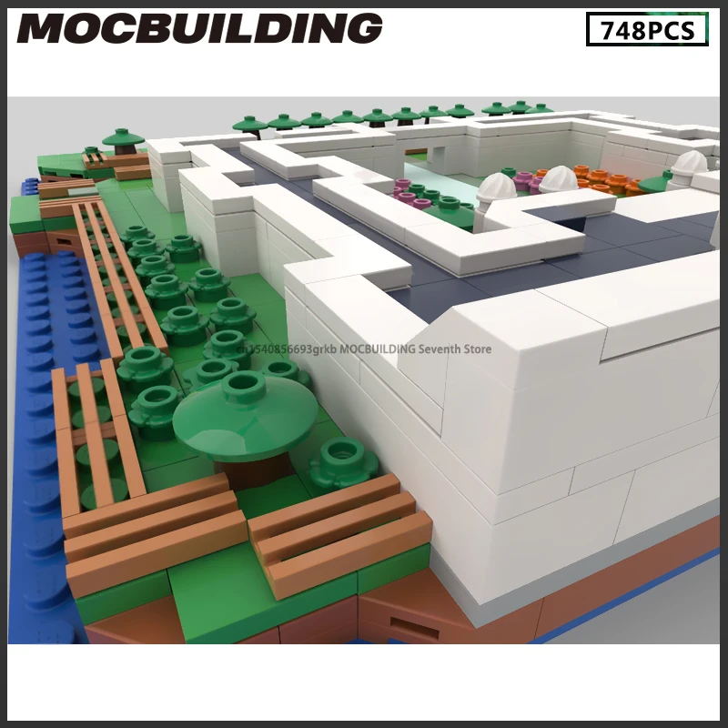 Blocs de construction MOC, série de jeux classiques, scène de carte de château, ensembles d'exposition de Collection, jouets, briques d'assemblage à monter soi-même, cadeaux créatifs