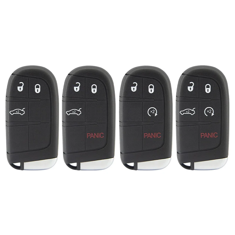 

REMTEKEY Smart Key 3/4/5 button 434Mhz 46/4A chip for 2011-2018 Chrysler 200 300 Dodge Challenger Charger Dart Durango JEEP