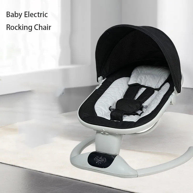 Baby Rocking Chair - Multi-Functional Electric, 10kg Weight Capacity, Remote Control, Adjustable Sitting/Reclining Position