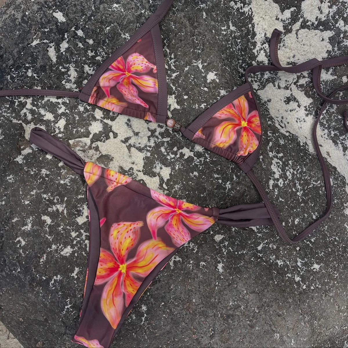 

Micro Bikinis 2026 Sexy Women Swimsuit Swimwear Female Floral Thong Bikini Set Biquini Bathing Suit Swimming Suit Beachwear