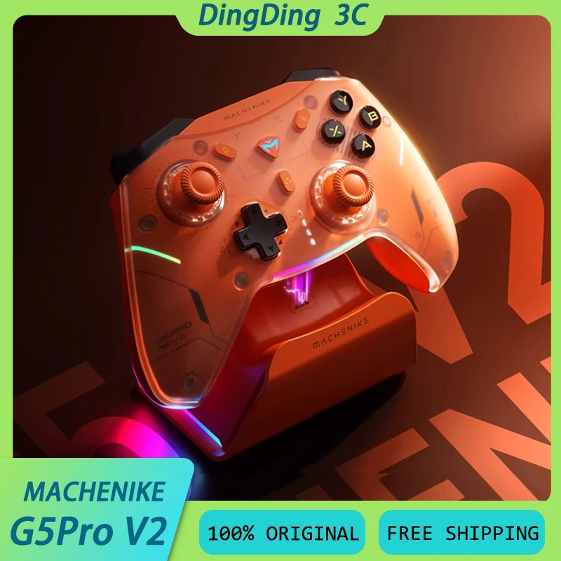 MACHENIKE G5pro V2 Gamepad 10th Anniversary Edition 3Mode Hot Swap TMR Joystick Switch Motion Sensing Trigger Vibration Custom