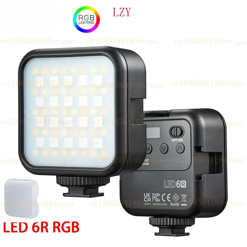 

Для Godox LED 6R RGB светодиодная видеолампа HSI 36000 цветов CCT двухцветная 3200K-6500K