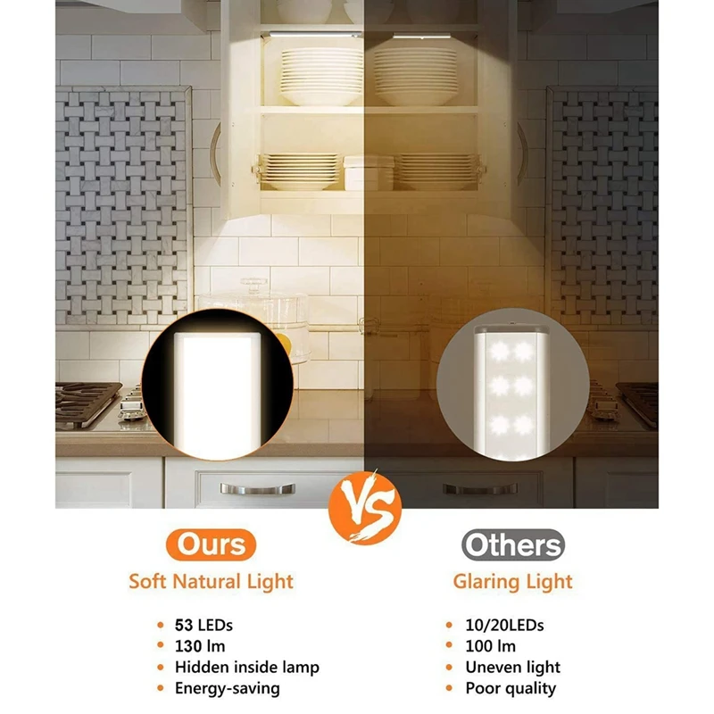 Sports Sensor Light Rechargeable Lighting Night Light Ultra-Thin Sports Closet Light Rechargeable Radio Down Light