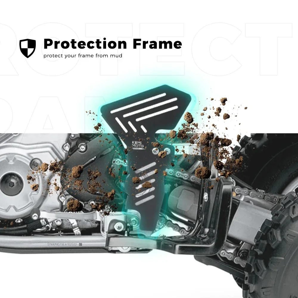 غطاء حماية للإطار الأسود الحديدي ATV متوافق مع ياماها رابتور 700 2008-2025 700R 2009-2024 2025 غطاء يسار ويمين
