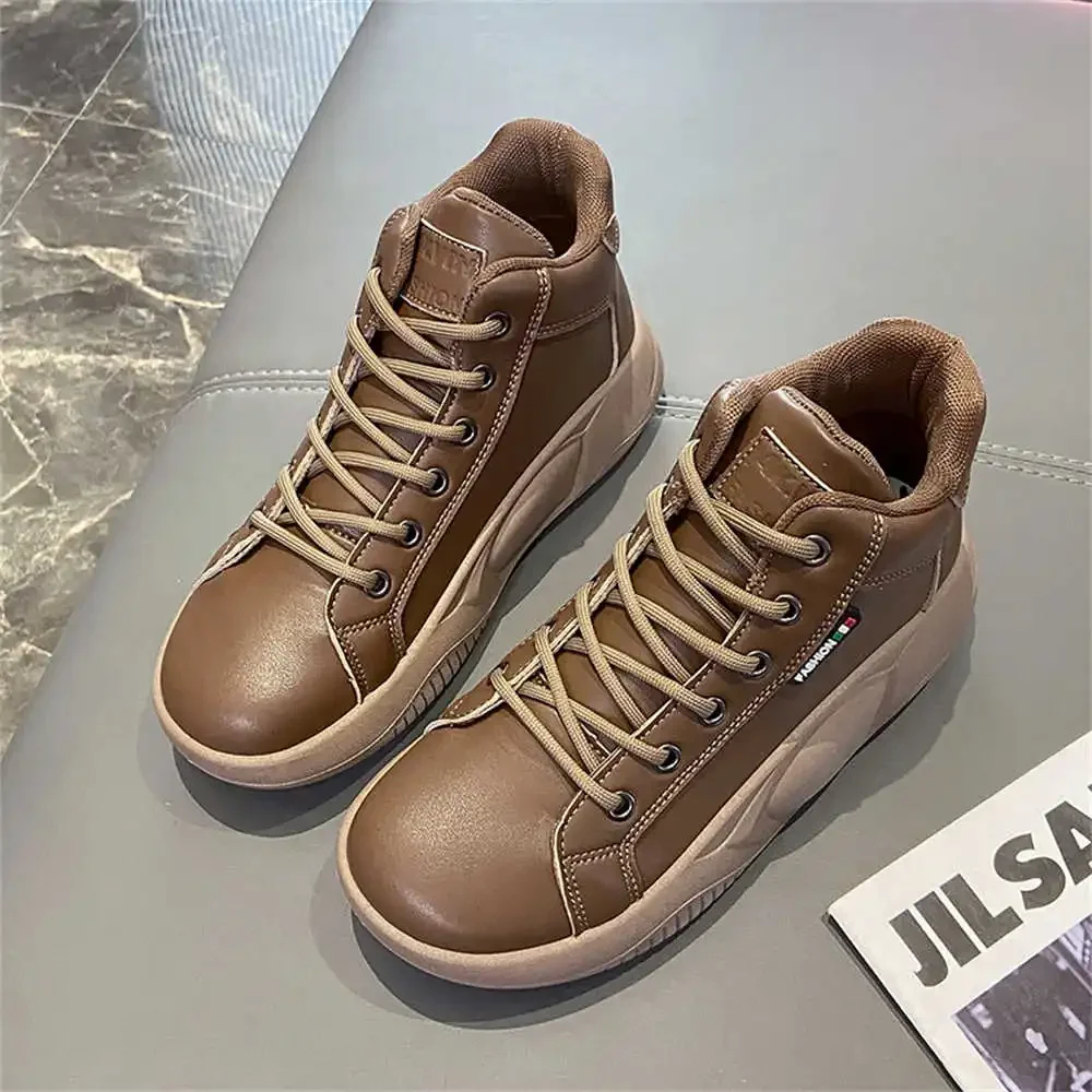 Thick Heel Playform High Shoes Women For Lace Up Black Boots Ladies Spring Boots Women Shoes Sneakers Sports 2024outdoor