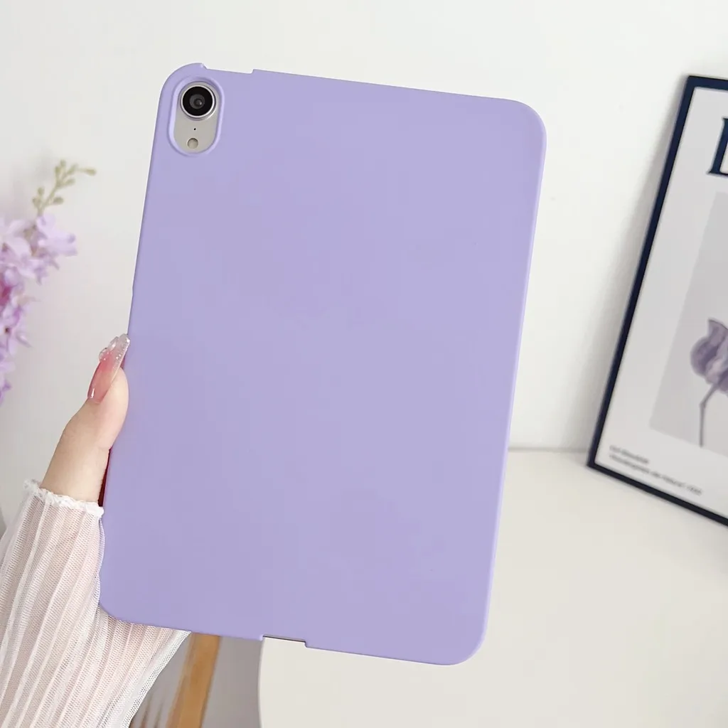 Candy Color Matte Soft Silicon Tablet Case For iPad Mini A17 Pro 2024 Mini 7 6 5 4 3 2 1 Shockproof Protective Cover