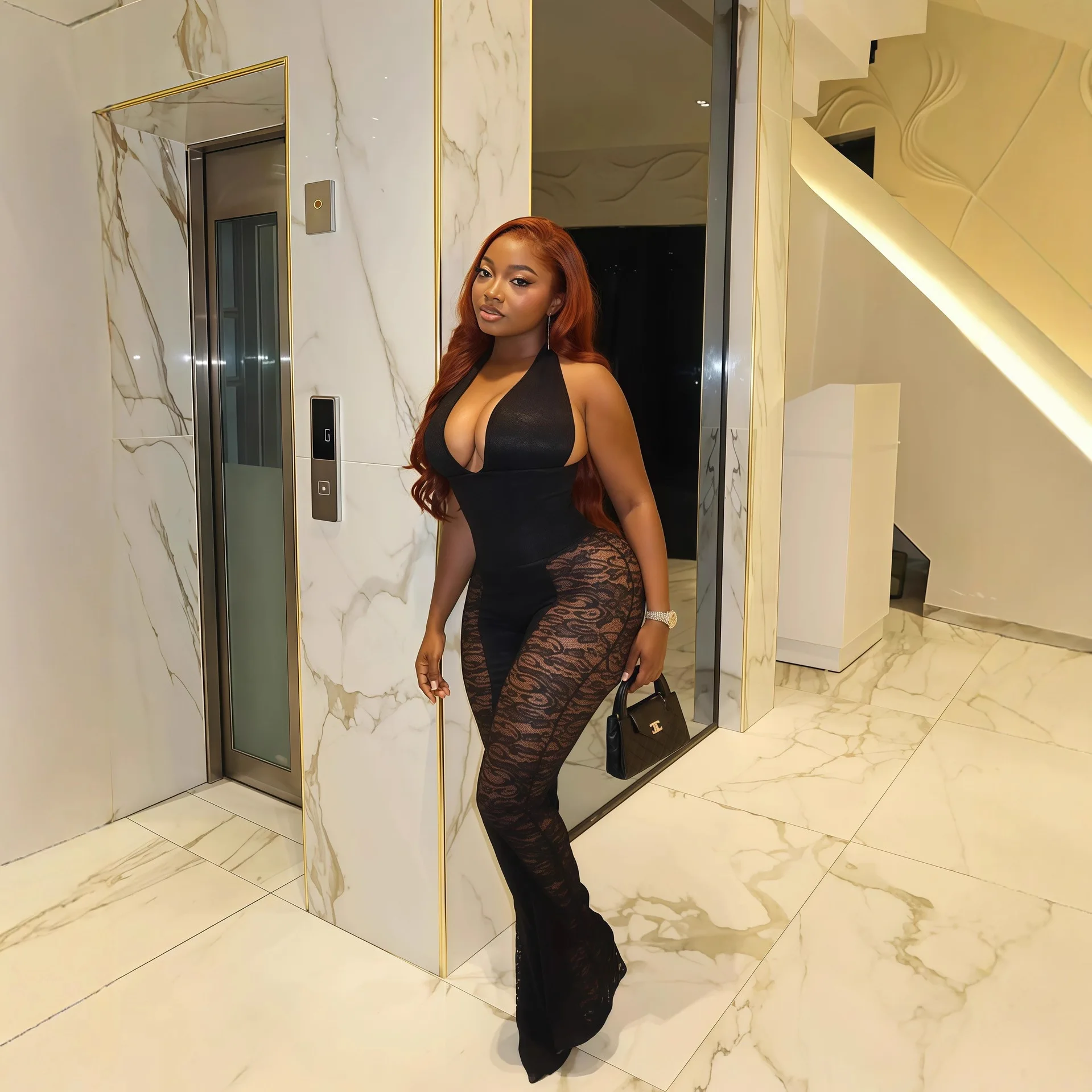 Close-up of fabric texture and compression zones