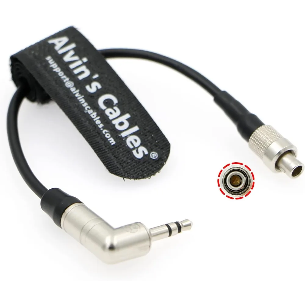 

Alvin’s Cables Timecode Cable for Wisycom MTP60 from Tentacle Sync 3.5mm TRS to FVB 00 3 Pin Timecode Cable for Audio Ltd. A10