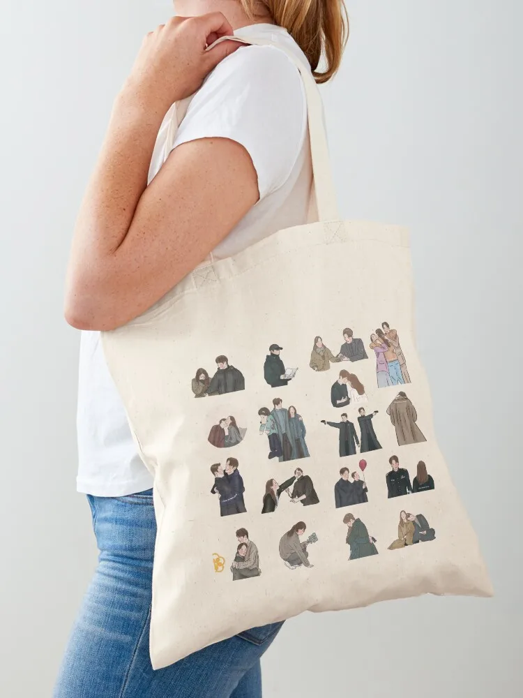 The King Eternal Monarch #20_we can’t move on A4 Sticker Pack Tote Bag sacs de shopping Customizable tote bag