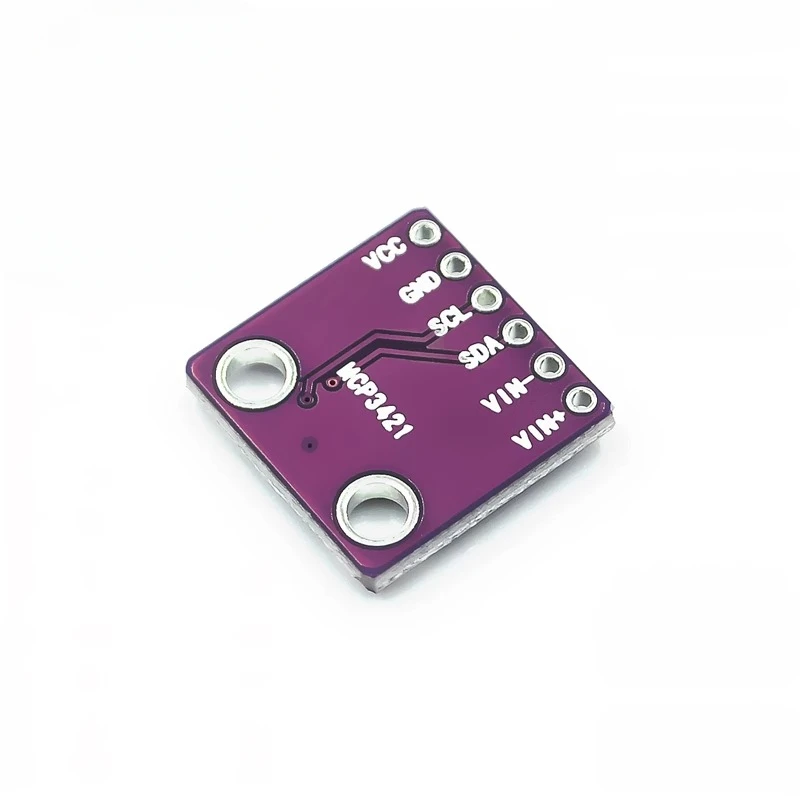 Placa do módulo do analisador serial para PICkit, MCP3421, I2C, SOT23-6, Delta-Sigma ADC, GY-MCP3421