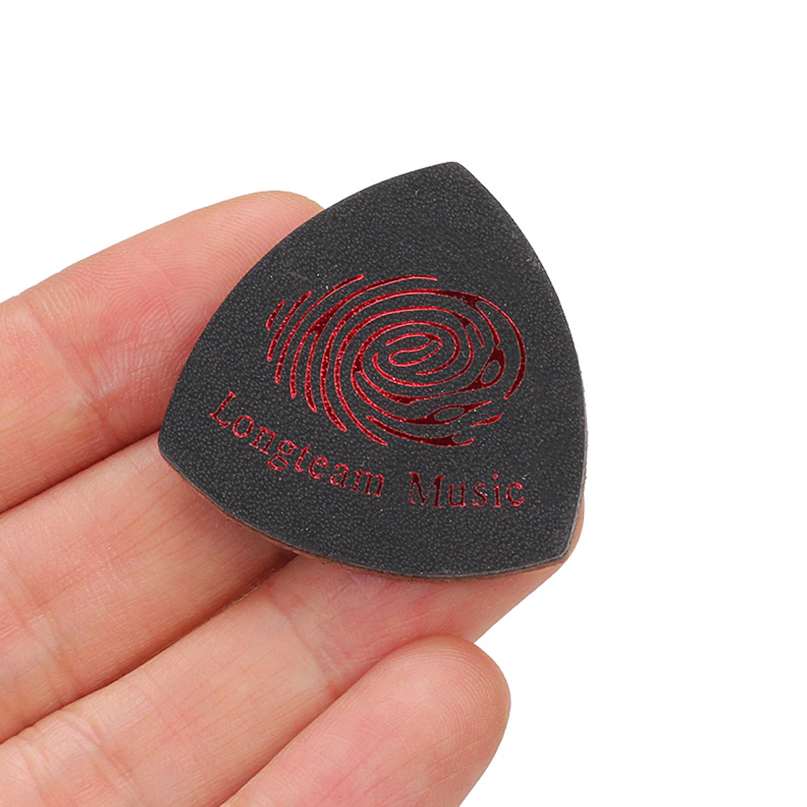 3pcs / Lot 3mm Genuine Leather Ukulele Picks Colorful Cowhide Finger Thumb Pick