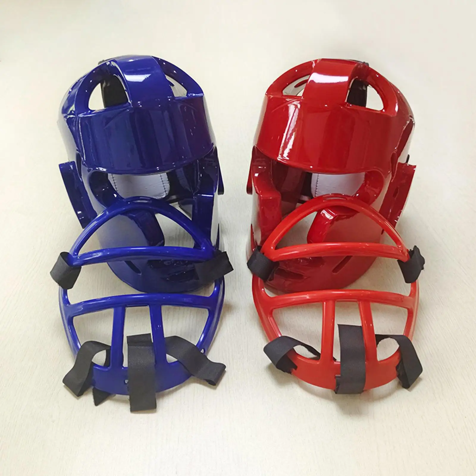 

Durable Karate Protector ABS Martial Arts Helmet Taekwondo Face Protection for Kids and Adults