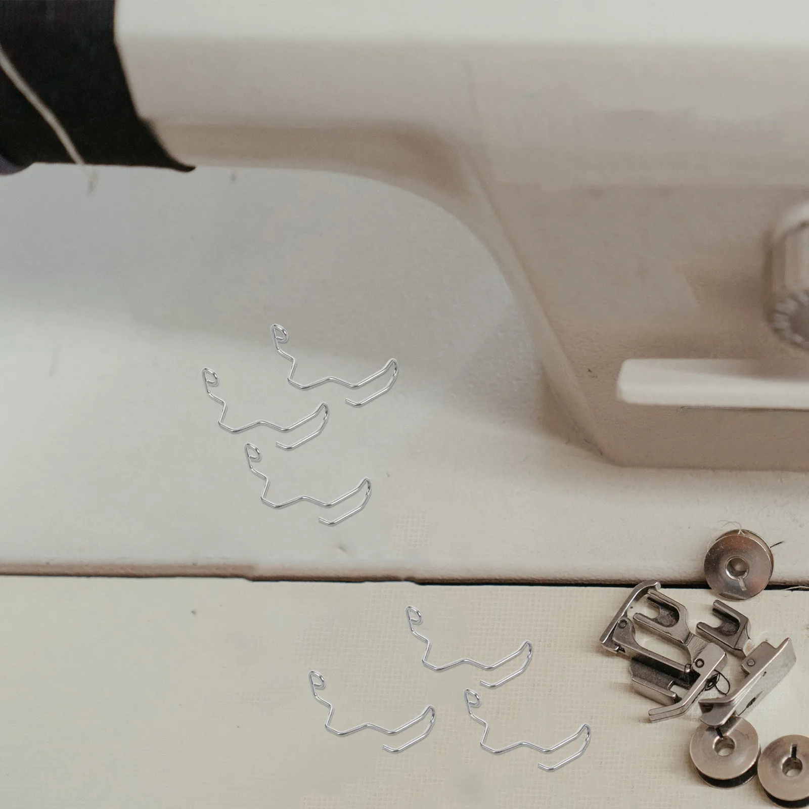 10 pièces de protections de doigts pour machine à coudre, protège-aiguille en métal, protège-main industriel, accessoire de sécurité pour la couture