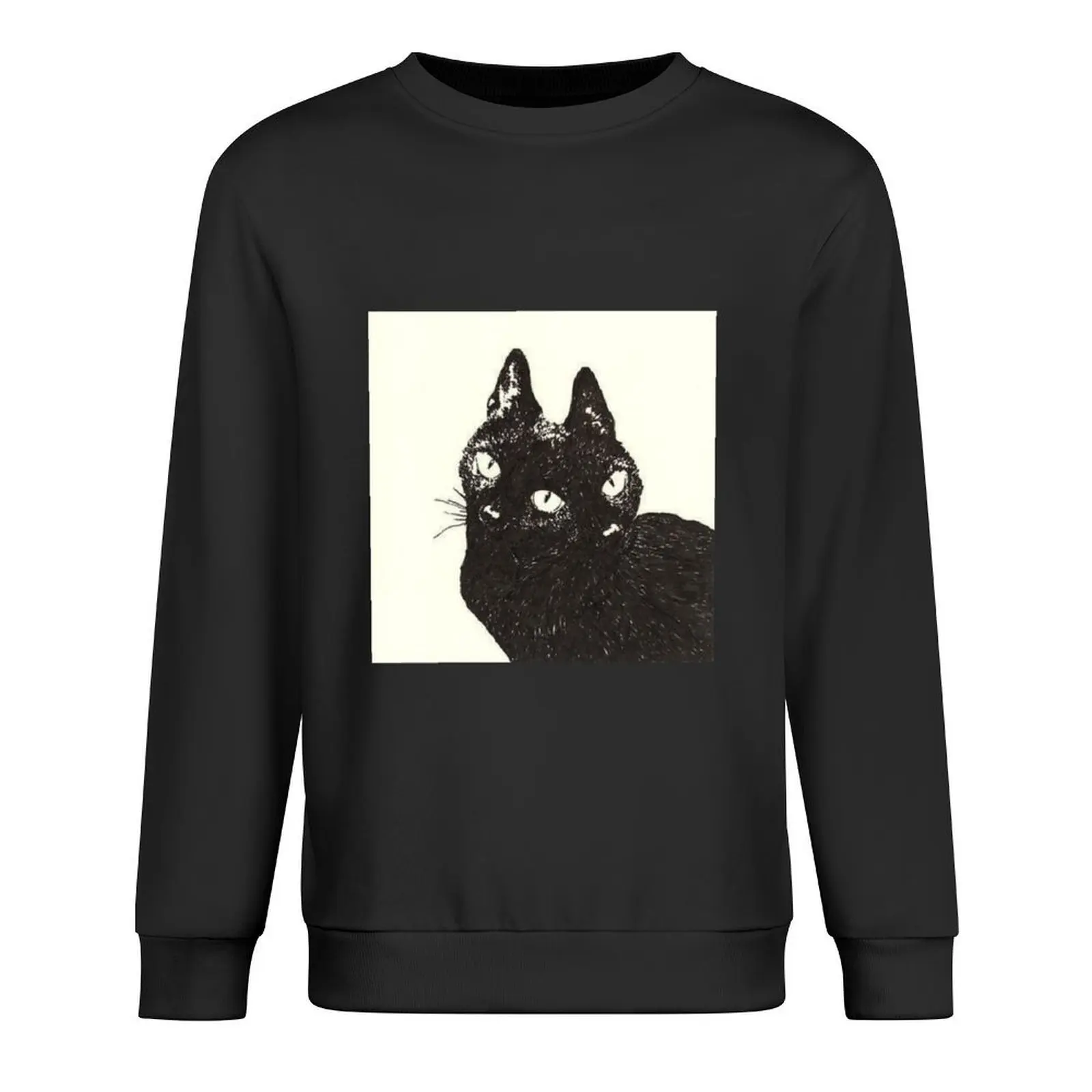 

junji ito cat Pullover autumn clothes aesthetic clothing men clothing korean clothes anime sweatshirt