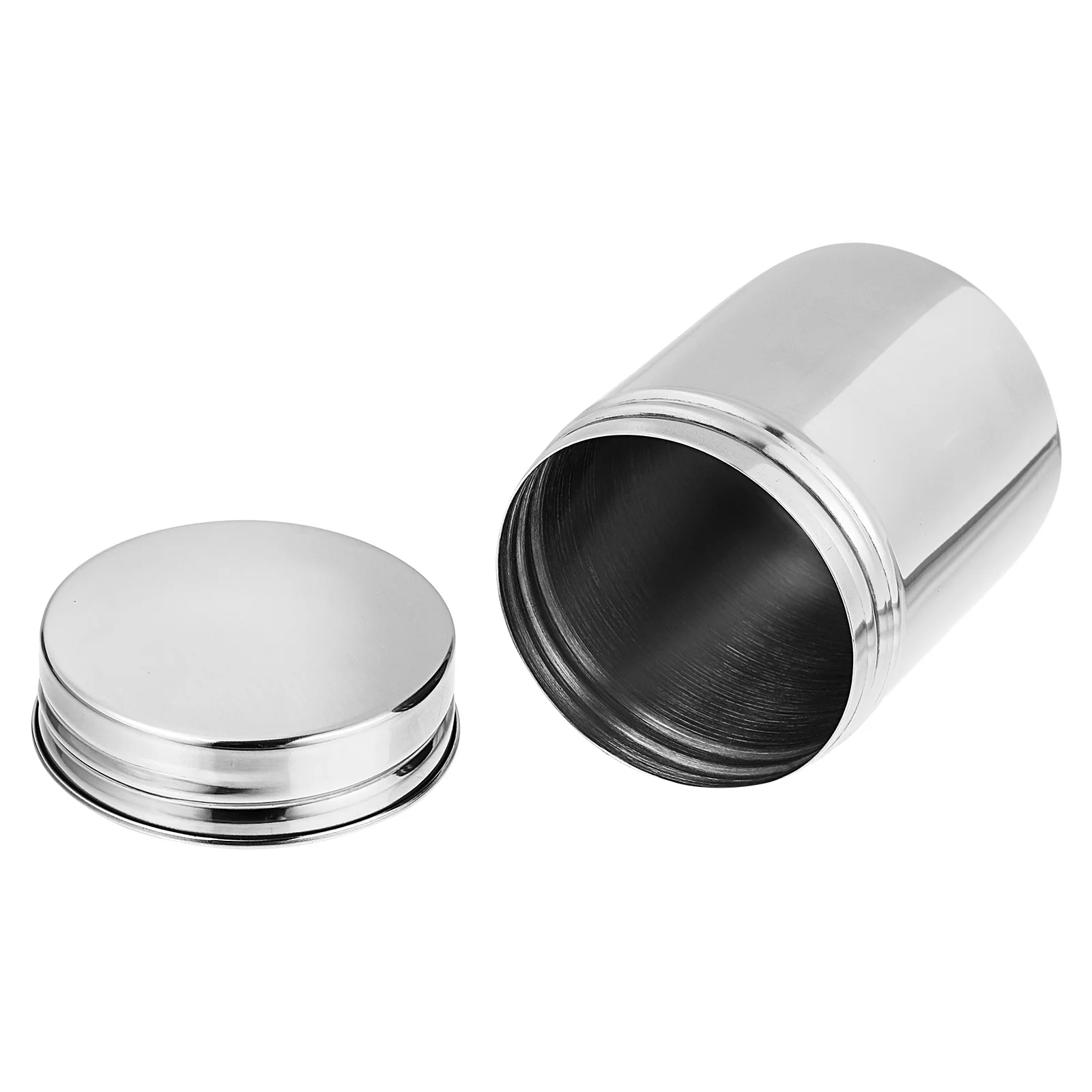 

Stainless Steel Storage Can Large Capacity Airtight Dustproof Kitchen Organizer For Oil Seasoning Medicine Household