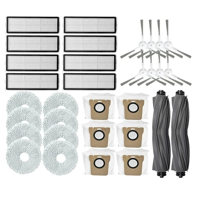 Retail For Dreame Bot L10s Pro L10s Ultra Robot Vacuum Cleaner Accessories Parts Main Side Brush Hepa Filter Mop Cloth Rag Dust
