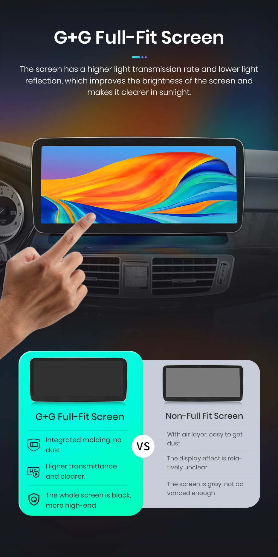 Junsun Qualcomm 665 Drahtloses CarPlay Android Auto-Autoradio für Mercedes Benz B-Klasse W245 W246 2011–2018 GPS Intelligentes System – Detail 7