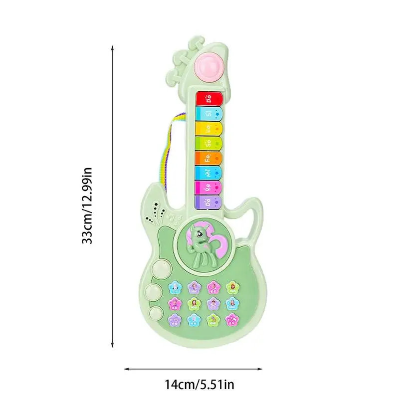 어린이용 전기 음악 기타 장난감, 휴대용 악기 장난감, 조기 교육 뮤지컬 장난감