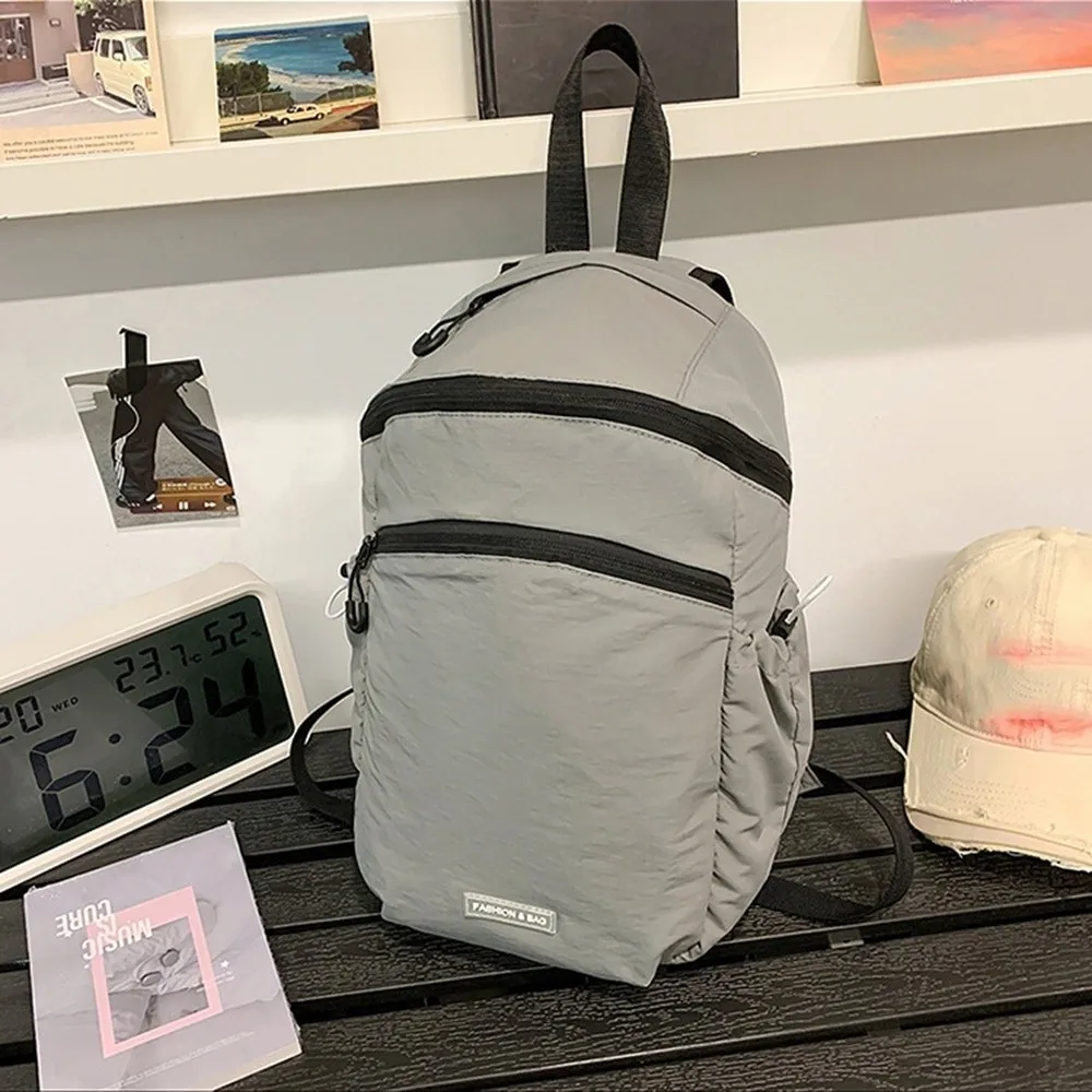 Дорожный рюкзак большой емкости, водонепроницаемый рюкзак для студентов колледжа, легкие складные школьные сумки унисекс