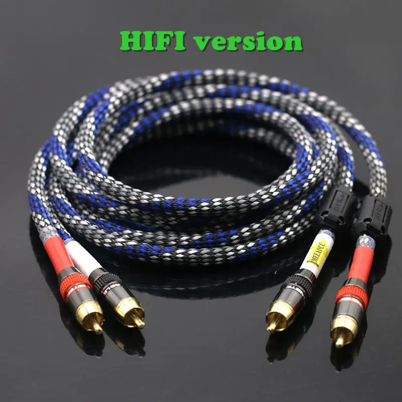 High-quality monster HIFI fever audio cable gold-plated RCA plug signal cable DVD amplifier tube TV audio cable