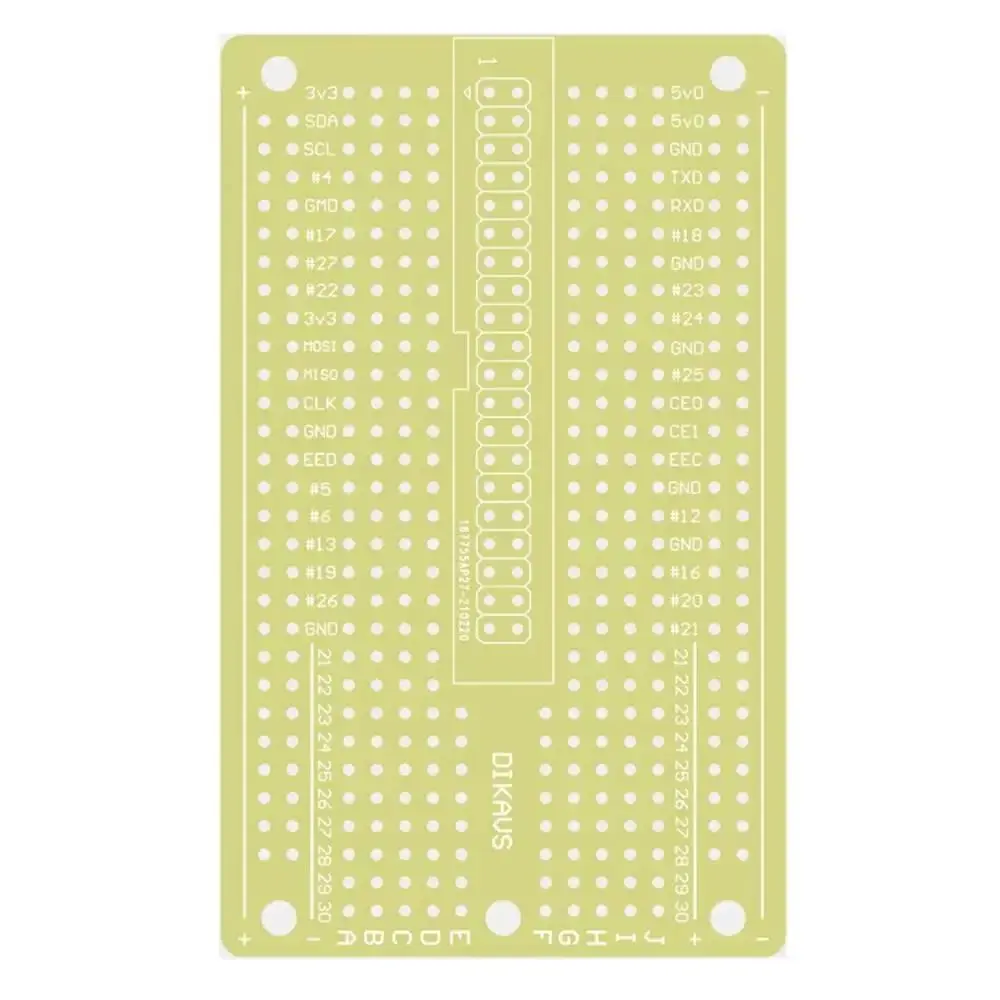 Solder-able Perma-Proto Breadboard Pcb Prototype Board for Raspberry Pi (Pack of 4)
