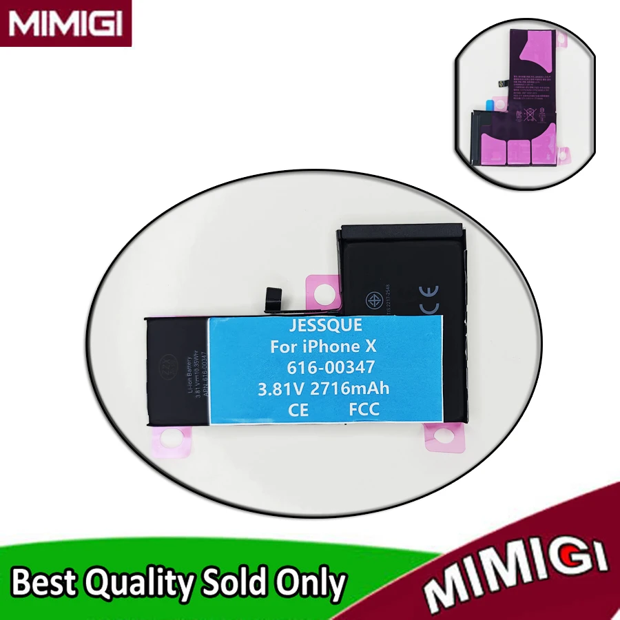 Applicable to 2716mAh 616-00346 Battery For iPhone X For Apple Mobile Phone