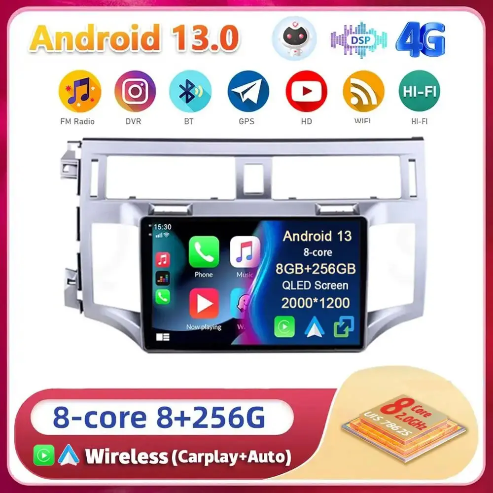 

Android 13 Carplay DSP Car Radio For Toyota Avalon 3 2005 2006 2007 2008 2009 2010 Multimedia Player GPS 2din Head Unit Stereo