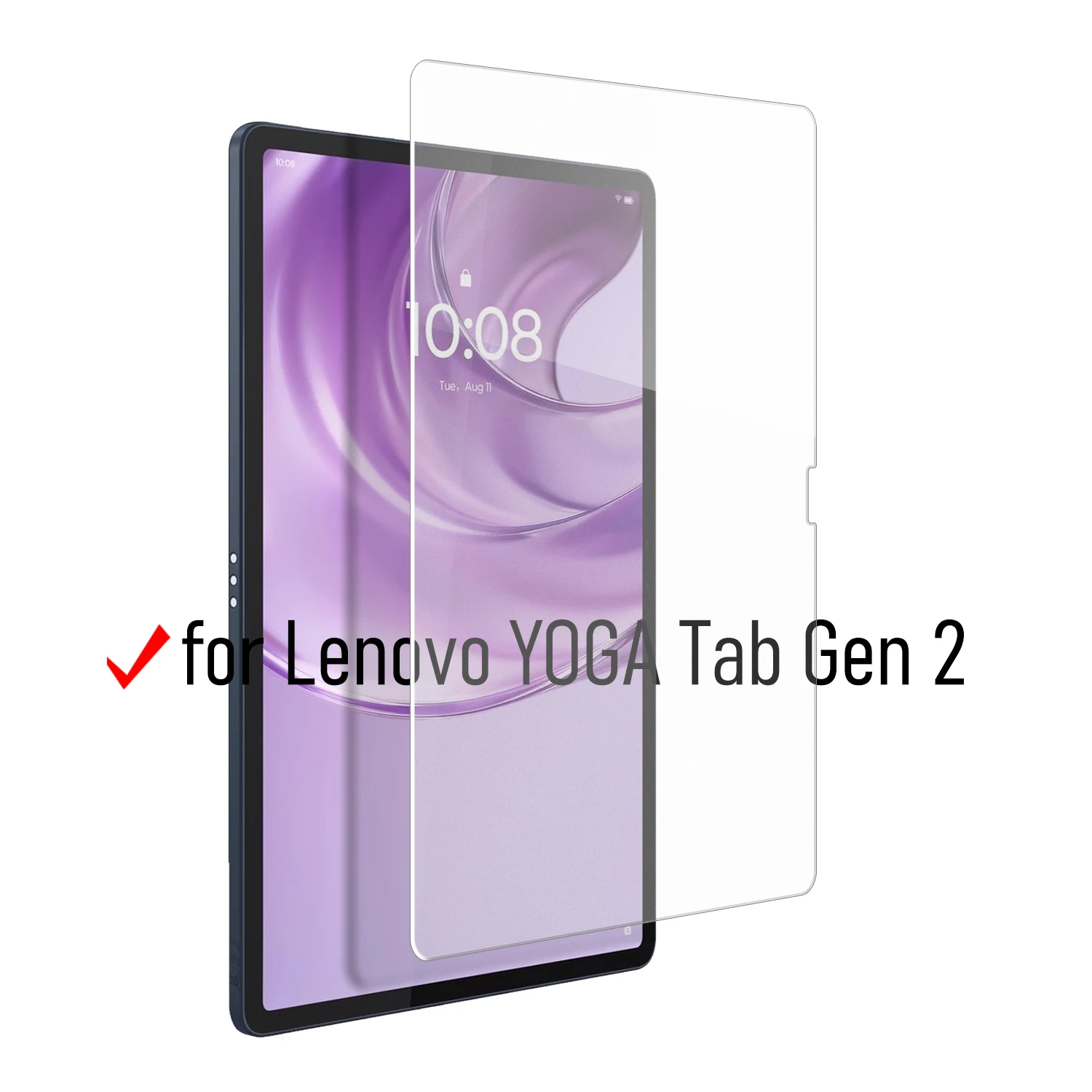 2-Pieces Full HD Screen Protector Tempered Glass For Lenovo YOGA Tab Gen 2 Scratch-Proof Film Oil-Coating Free Bubble Special