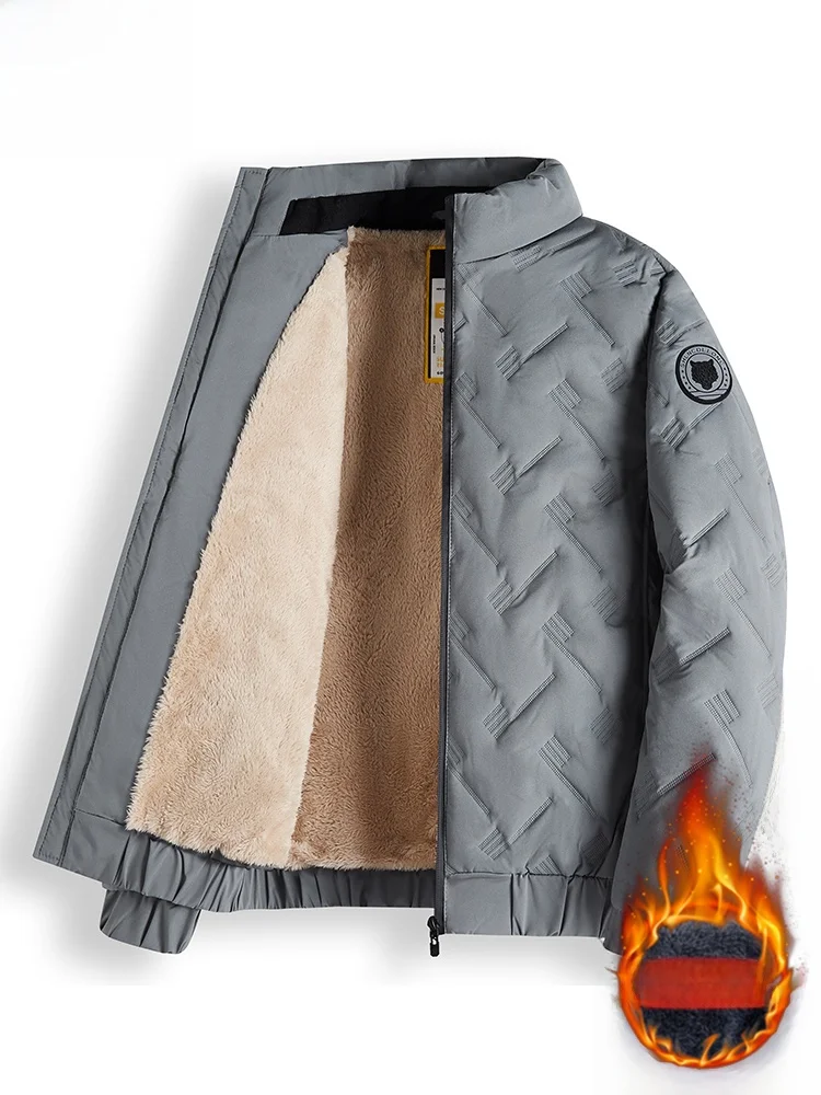 

Мужская куртка Thiened Fce на подкладке, осенне-зимняя спортивная теплая ветрозащитная верхняя одежда, подходит для модных городских поездок на работу