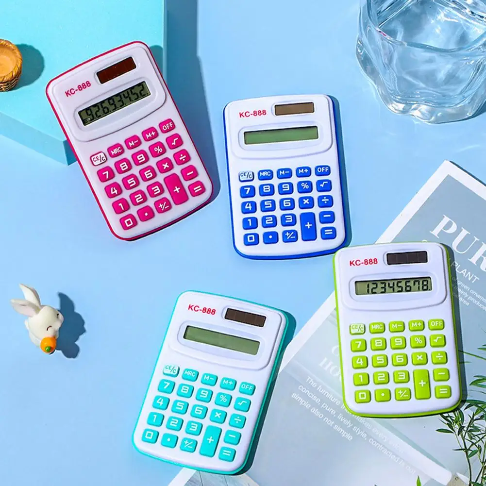 Учебный калькулятор, Настольный калькулятор, офисные калькуляторы с большими кнопками, электронные калькуляторы, двойной Мощный ручной калькулятор для