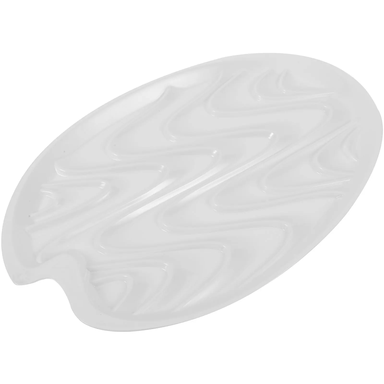 

Palette Tray Watercolor Paint Large Oil Plate Empty White Portable Compact Storage Cleaning Durability Reusable