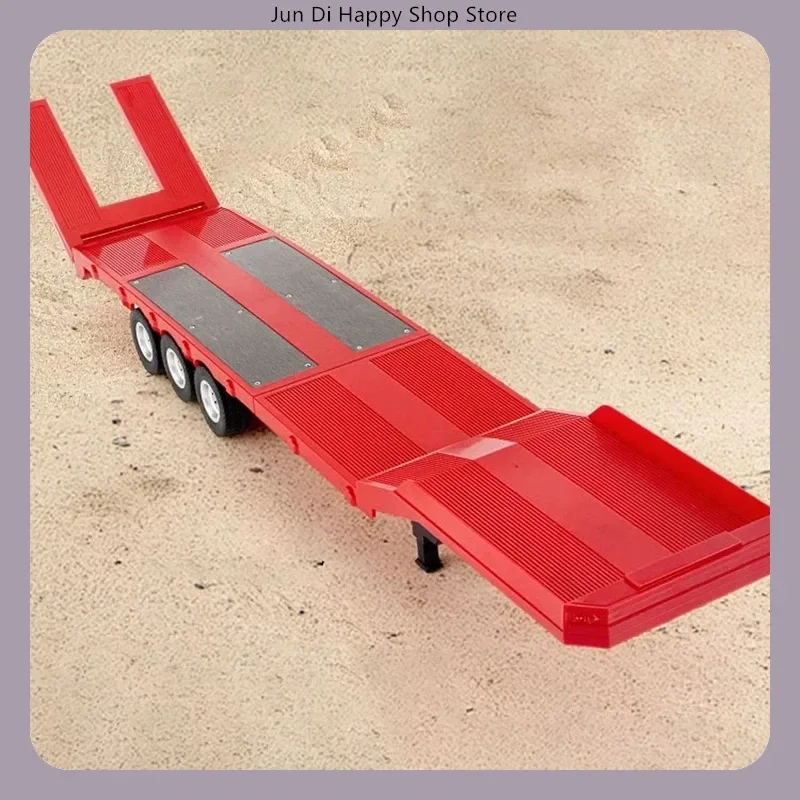 For 1:18 770s Rc Tractor Truck Huina 1502 Rc Trailer 1/18 Platform Semi Trailer Remote Control Cars Vehicle Hobby Model Car