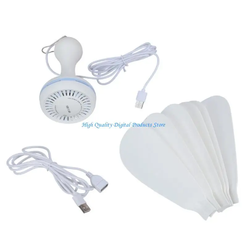 U2JE Portable Outdoor Hanging Fan 5V USB Power 16.5 