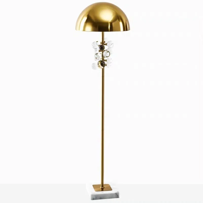 

Living room bedroom decorative floor lamp American creative color crystal ball floor lamp