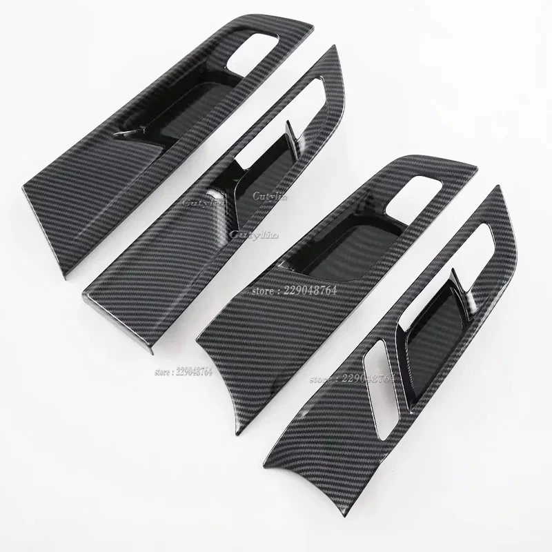 RHD For MG 4 MG4 EV Mulan 2022 2023 2024 Inner Carbon Fiber Air AC Outlet Door Handle window switch gear Panel Cover Accessories